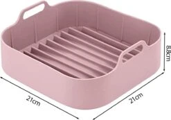 Merkloos Consumerce® Premium Vierkante Siliconen Bakplaat Voor AirFryer XXL Bruin (21cm) – AirFryer Accesoires – AirFryer Bakjes Siliconen – AirFryer Siliconen Bakje – AirFryer Bakpapier Siliconen – AirFryer Bakpapier XXL – AirFryer Bakje AirFryer Bakvorm 11 Merkloos Consumerce® Premium Vierkante Siliconen Bakplaat Voor AirFryer XXL Bruin (21cm) – AirFryer Accesoires – AirFryer Bakjes Siliconen – AirFryer Siliconen Bakje – AirFryer Bakpapier Siliconen – AirFryer Bakpapier XXL – AirFryer Bakje AirFryer Bakvorm -Merkloos Winkel 1200x841 6