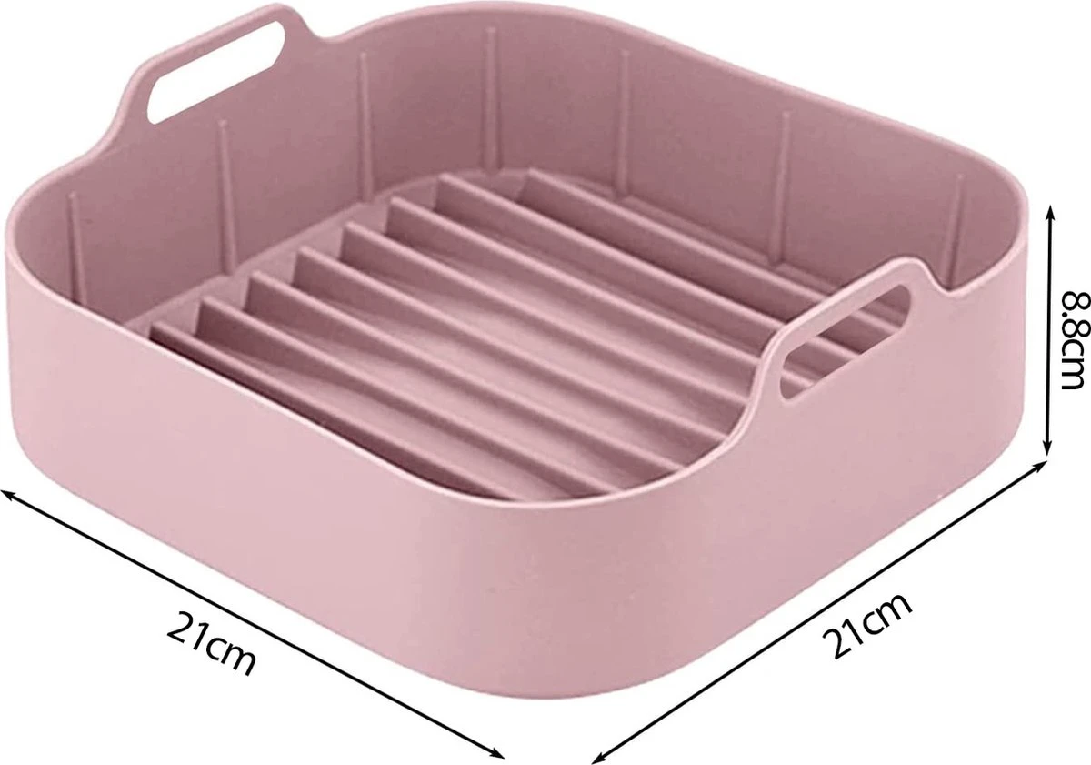 Merkloos Consumerce® Premium Vierkante Siliconen Bakplaat Voor AirFryer XXL Bruin (21cm) – AirFryer Accesoires – AirFryer Bakjes Siliconen – AirFryer Siliconen Bakje – AirFryer Bakpapier Siliconen – AirFryer Bakpapier XXL – AirFryer Bakje AirFryer Bakvorm 6 Merkloos Consumerce® Premium Vierkante Siliconen Bakplaat Voor AirFryer XXL Bruin (21cm) – AirFryer Accesoires – AirFryer Bakjes Siliconen – AirFryer Siliconen Bakje – AirFryer Bakpapier Siliconen – AirFryer Bakpapier XXL – AirFryer Bakje AirFryer Bakvorm - Afbeelding 6
