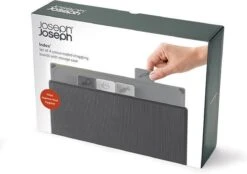 Joseph Joseph Index Snijplanken Set Met Houder - Grijs/Zwart - Set Van 4 Stuks -Merkloos Winkel 1200x844 9