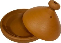 Marokkaanse Authentieke Handgemaakte Aardewerk Tajine Naturel 33 Cm - Ongeglazuurd En Loodvrij -Merkloos Winkel 1200x845 9