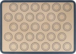 Krumble Siliconen Bakmat / Deegmat / Ovenmat / Bakmatten / Anti-kleef Bakmatten / Bakspullen - Met 30 Cirkels - 29,5 X 42 Cm