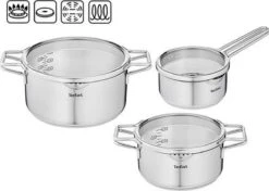 Tefal Nordica Pannenset 3 Delig - Steelpan Ø 16 Cm & Kookpan Ø 20 + Ø 24 Cm -Merkloos Winkel 1200x853 3