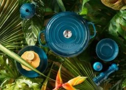 Le Creuset Braadpan Campagnard Signature Deep Teal - ø 30 Cm / 3.5 Liter -Merkloos Winkel 1200x853 5
