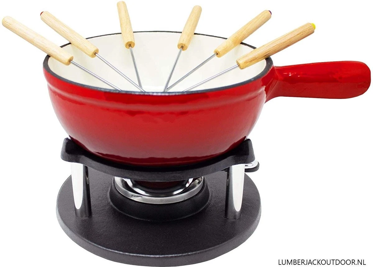 Big BBQ 6 Pers. Kaas Fondueset 1 Big BBQ 6 Pers. Kaas Fondueset