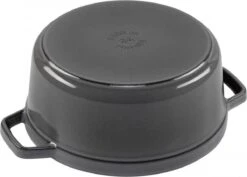 Staub Cocotte - Rond - 24 Cm - Grafietgrijs -Merkloos Winkel 1200x859 5