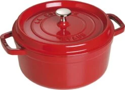 Staub - Ronde Cocotte 24 Cm - Kers -Merkloos Winkel 1200x862 1
