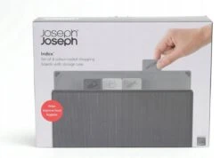 Joseph Joseph Index Snijplanken Set Met Houder - Grijs/Zwart - Set Van 4 Stuks -Merkloos Winkel 1200x863 8