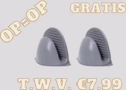 ElMaach Airfryer Siliconen Bakje Vierkant 20,5 Cm – Airfryer Accesoires – Heteluchtfriteuse Siliconen Bakvormen – Mandje Geschikt Voor Airfryer XXL – Bakpapier - Bakvorm - Incl. 2 Ovenwanten En GRATIS E-BOOK -Merkloos Winkel 1200x864 23