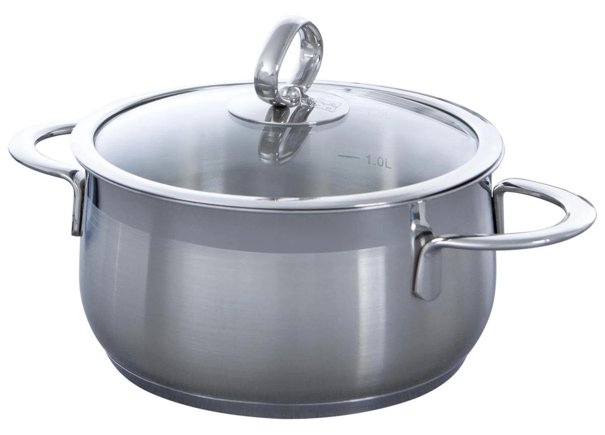 BK Excellent Pannenset - 5-delig - RVS - Inductie 2 BK Excellent Pannenset - 5-delig - RVS - Inductie - Afbeelding 2