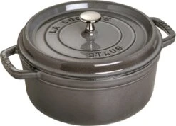 Staub Cocotte - Rond - 24 Cm - Grafietgrijs -Merkloos Winkel 1200x865 6