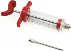 LOUZIR RVS Marinade Injector | BBQ Vlees Spuit Injecteur | Meat Injector | Injectiespuit Inclusief 3 Naalden | Marinade Injectiespuit | Vlees Injectie Spuit | Barbecue Vlees Injector -Merkloos Winkel 1200x866 7
