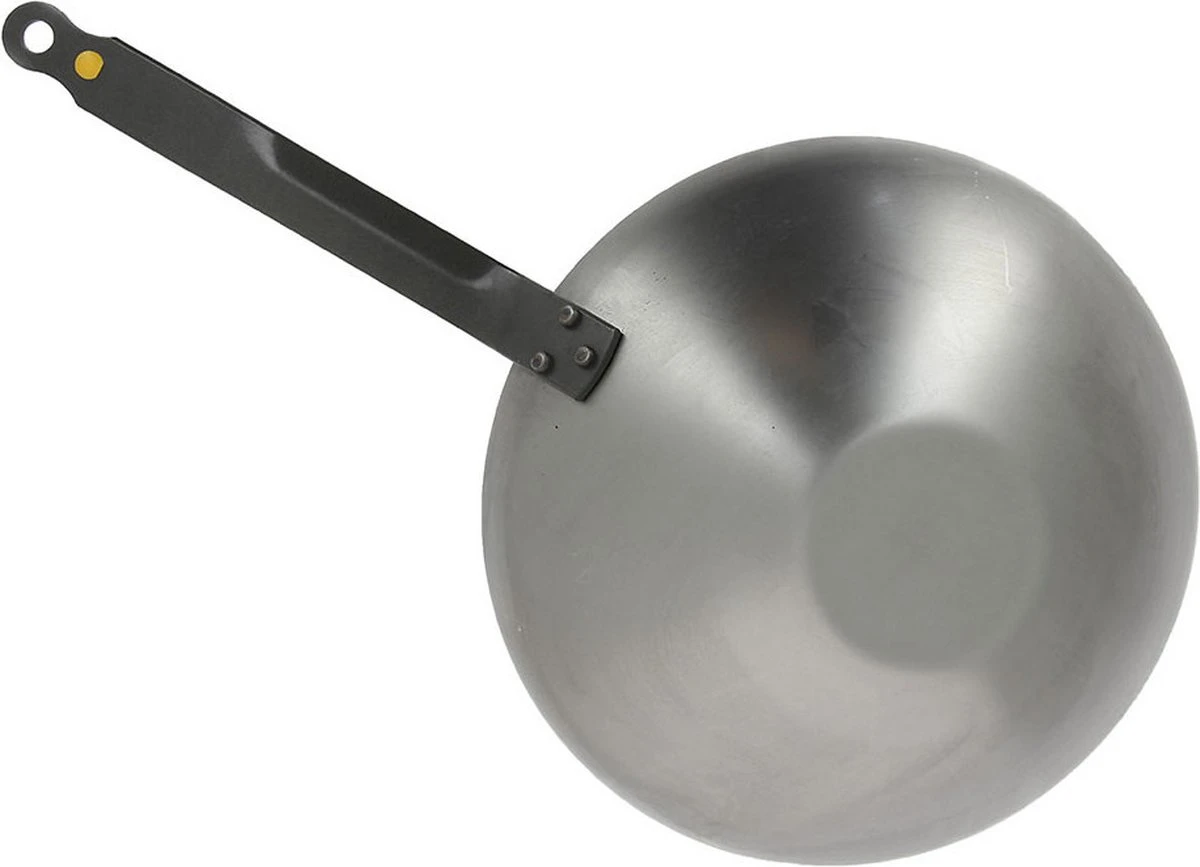 DeBuyer - Mineral B Wok 40cm - Staal - Tegengreep 2 DeBuyer - Mineral B Wok 40cm - Staal - Tegengreep - Afbeelding 2