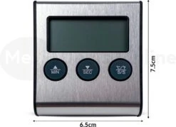 Merkloos MDO Vleesthermometer - Keukenthermometer - Digitaal - BBQ Thermometer - Oventhermometer - Kookthermometer- RVS -Merkloos Winkel 1200x868 4