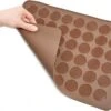 Merkloos Macarons Bakmat 2 Stuks - Siliconen - Voor 48 Macarons - Koekjes - Bakken - Mat - Set