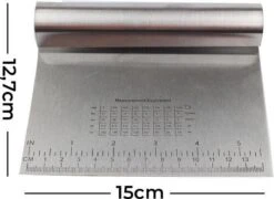 Merkloos Deegsnijder - Deegschraper - Deegsteker - Deegkrabber - Gladstrijker - Keukenschraper - RVS - Inclusief Maateenheden 11 Merkloos Deegsnijder - Deegschraper - Deegsteker - Deegkrabber - Gladstrijker - Keukenschraper - RVS - Inclusief Maateenheden -Merkloos Winkel 1200x875 3