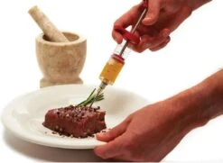 LOUZIR RVS Marinade Injector | BBQ Vlees Spuit Injecteur | Meat Injector | Injectiespuit Inclusief 3 Naalden | Marinade Injectiespuit | Vlees Injectie Spuit | Barbecue Vlees Injector -Merkloos Winkel 1200x878 14