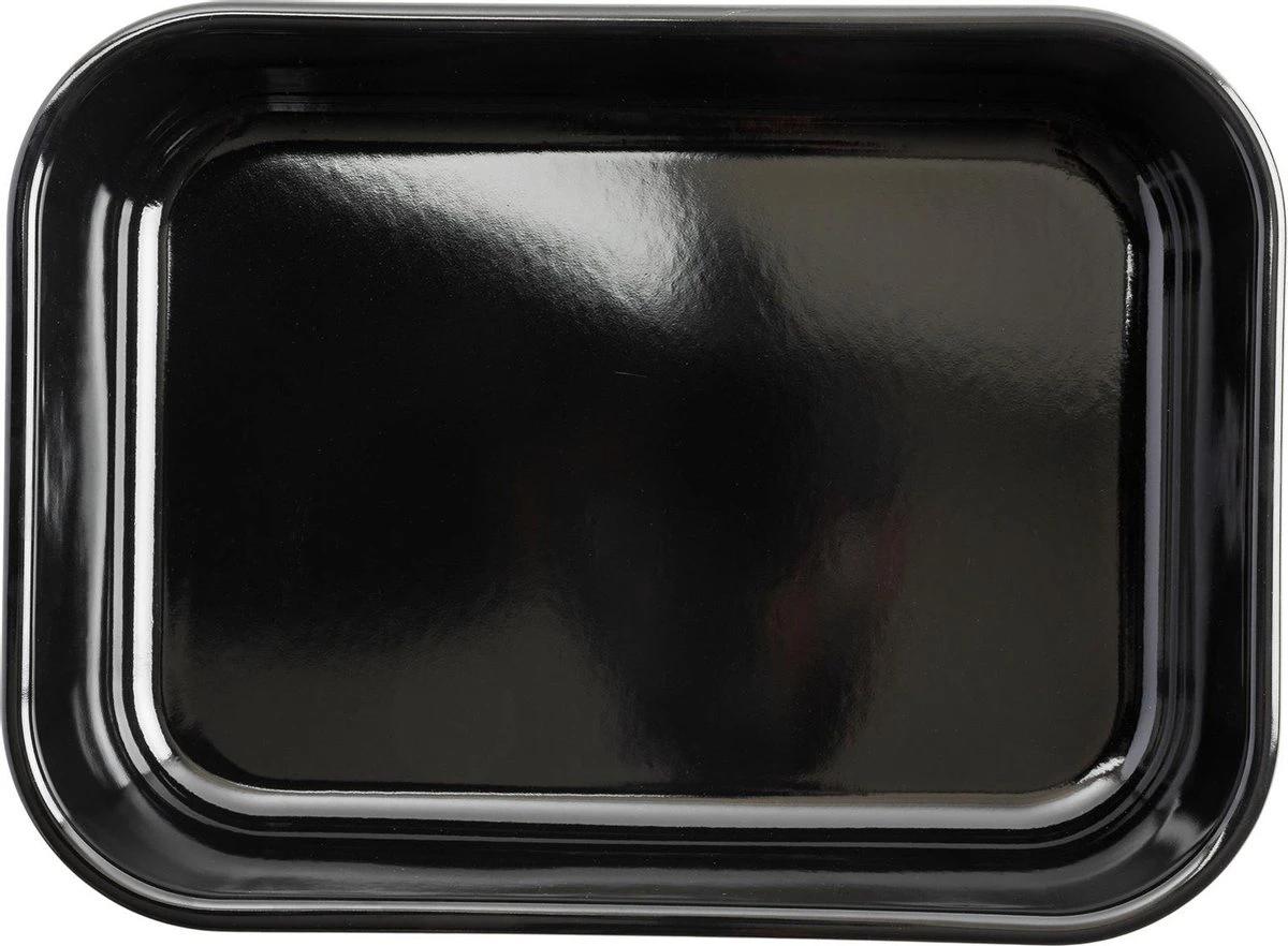 Dagelijkse Kost Door Jeroen Meus - Braadslede 39,5x28,6cm - Olijfgroen - Emaille - PFAS-vrij 2 Dagelijkse Kost Door Jeroen Meus - Braadslede 39,5x28,6cm - Olijfgroen - Emaille - PFAS-vrij - Afbeelding 2