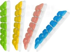 Siliconen IJsblokjesvorm Met Deksel (4 Stuks) - 56 Ijsblokjes - Herbruikbaar - Duurzaam - Vierkant - Blauw Groen Geel Roze -Merkloos Winkel 1200x882 16