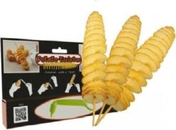 Potato Twister - Aardappel Spiraalsnijder - Incl. Satéstokjes 7 Potato Twister - Aardappel Spiraalsnijder - Incl. Satéstokjes -Merkloos Winkel 1200x890 5