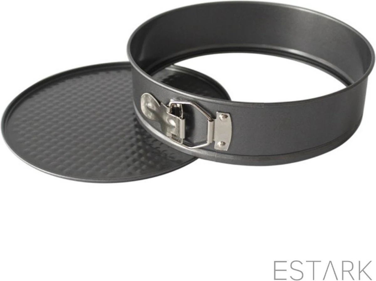 ESTARK® 3-Delige Ronde RVS Oven Bakvorm - Springvorm Set - Bak Vorm Voor Oven - Bakblik Taartvorm - Voor Het Bakken Van Cake Taarten Quiche - Cakevorm - Quichevorm - Taartblik Ring Metalen Ovenvorm - Rond - Ovenbakvorm 23/26/28cm - Set Van 3 4 ESTARK® 3-Delige Ronde RVS Oven Bakvorm - Springvorm Set - Bak Vorm Voor Oven - Bakblik Taartvorm - Voor Het Bakken Van Cake Taarten Quiche - Cakevorm - Quichevorm - Taartblik Ring Metalen Ovenvorm - Rond - Ovenbakvorm 23/26/28cm - Set Van 3 - Afbeelding 4