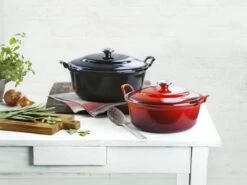 Le Creuset Braadpan Faitout Tradition Kersenrood - ø 24 Cm / 3 Liter -Merkloos Winkel 1200x898 10