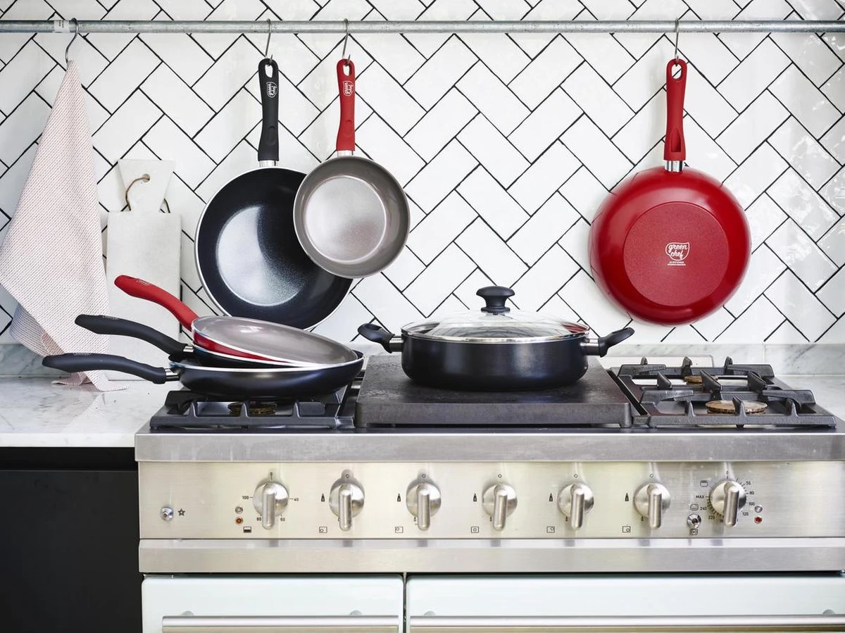 GreenChef Diamond Koekenpan 20cm - Zwart - Inductie - PFAS-vrij 10 GreenChef Diamond Koekenpan 20cm - Zwart - Inductie - PFAS-vrij - Afbeelding 10