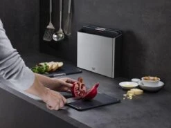 Joseph Joseph JosephJoseph - Folio - Steel - Snijplank - In Houder - Groot - Set Van 5 Stuks - Zilver -Merkloos Winkel 1200x899 71