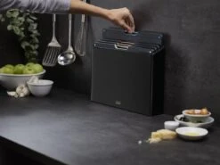 Joseph Joseph JosephJoseph - Folio - Steel - Snijplank - In Houder - Groot - Set Van 5 Stuks - Zwart -Merkloos Winkel 1200x899 74