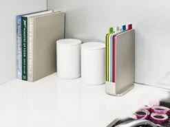 Joseph Joseph JosephJoseph - Index - Mini - Snijplank In Houder - Set Van 5 Stuks - Zilver -Merkloos Winkel 1200x900 144