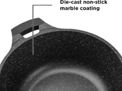 Herenthal Royal HT-CBS1010M - Pannenset - 10 Delig - Marmeren Coating - Met Glazen Deksels - Inductie - Brons Koper -Merkloos Winkel 1200x901 3