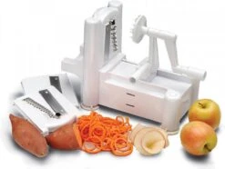 Merkloos Premiumful ® - Multifunctionele Spiraalsnijder Met Zuignap - Inclusief 5 Verschillende Snijbladen - Opvouwbaar - BPA Vrij -Merkloos Winkel 1200x904 5