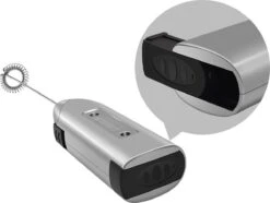 INTER-CAFFÈ® Elektrische Melkopschuimer - Handmatige Melkopschuimer - Melkschuimer - Zilver - 1 Jaar Garantie -Merkloos Winkel 1200x905 31