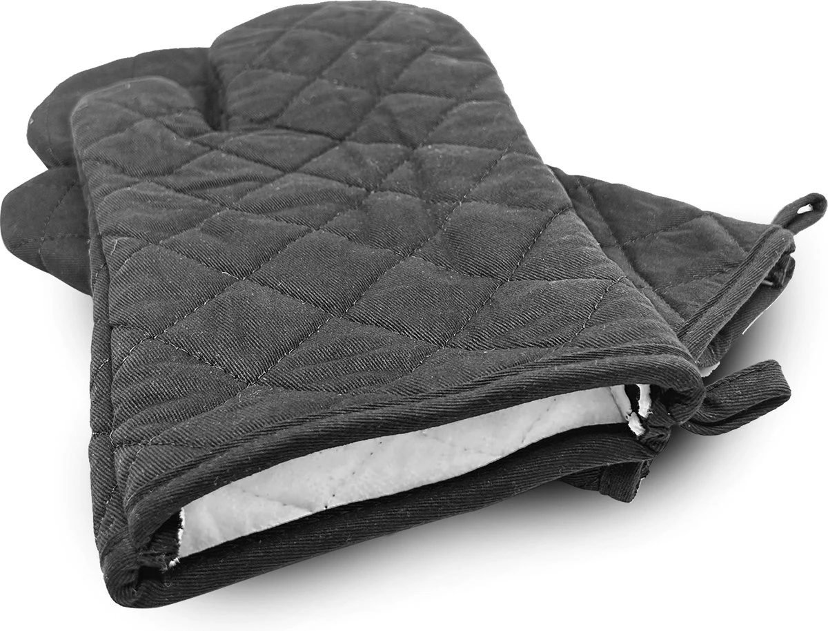 Roegaarden Ovenwanten - 100% Katoen - Hittebestendig - 2 Stuks 1 Roegaarden Ovenwanten - 100% Katoen - Hittebestendig - 2 Stuks