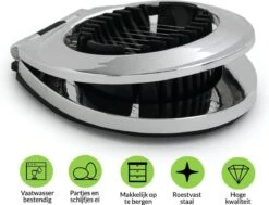 Multifunctionele Eiersnijder - RVS - Zwart/Zilver -Merkloos Winkel 1200x918 15