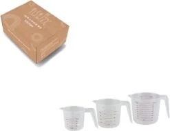 Orange85 Maatbeker - Set Van 3 - 1 Liter - 500ml - 250ml - Kunststof - Verschillende Maten -Merkloos Winkel 1200x925 12