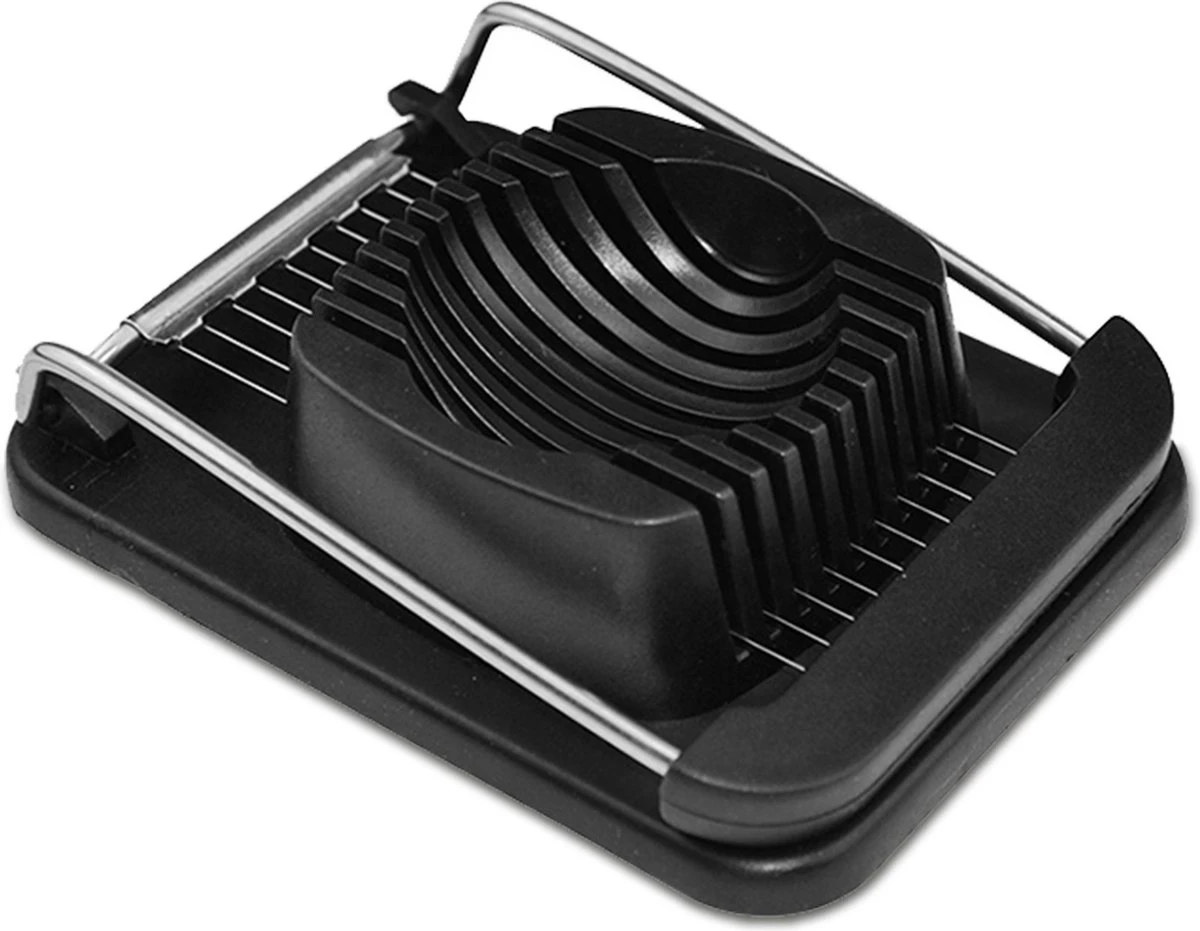 ProudProducts Eiersnijder – Eisnijder - Keukengerei – Vaatwasserbestendig – Kunststof - Zwart 1 ProudProducts Eiersnijder – Eisnijder - Keukengerei – Vaatwasserbestendig – Kunststof - Zwart