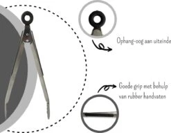Merkloos RVS - Vleestang - BBQ Tang - Barbecue Accessoires - Keuken Tang - Anti Slip Handvat Met Slot - Salade Tang - 10 Merkloos RVS - Vleestang - BBQ Tang - Barbecue Accessoires - Keuken Tang - Anti Slip Handvat Met Slot - Salade Tang - -Merkloos Winkel 1200x933 8