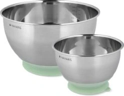 Navaris Roestvrijstalen Mengkom - Set Van 2 Kommen Met Deksel - Antislip Keukenschalen - Mintgroen 13 Navaris Roestvrijstalen Mengkom - Set Van 2 Kommen Met Deksel - Antislip Keukenschalen - Mintgroen -Merkloos Winkel 1200x935 14