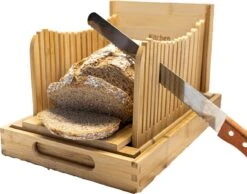 Merkloos Kitchen Seven, Broodsnijder Hulpmiddel, Bamboe Broodplank, Brood Snijden Handmatig, Inclusief Gratis Broodmes -Merkloos Winkel 1200x942 5