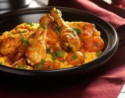 Cosy & Trendy Tajine Zwart / Oranje - Gietijzeren Schaal - Ø25cm - Geschikt Voor Inductie -Merkloos Winkel 1200x944 6