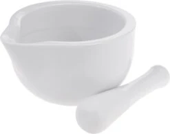 Excellent Houseware Vijzel En Mortel Porselein Ca.11x10cm