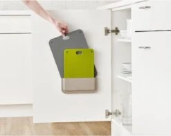 Joseph Joseph JosephJoseph - Doorstore - Snijplanken In Houder - Grijs - Ophangen Zonder Boren -Merkloos Winkel 1200x952 9