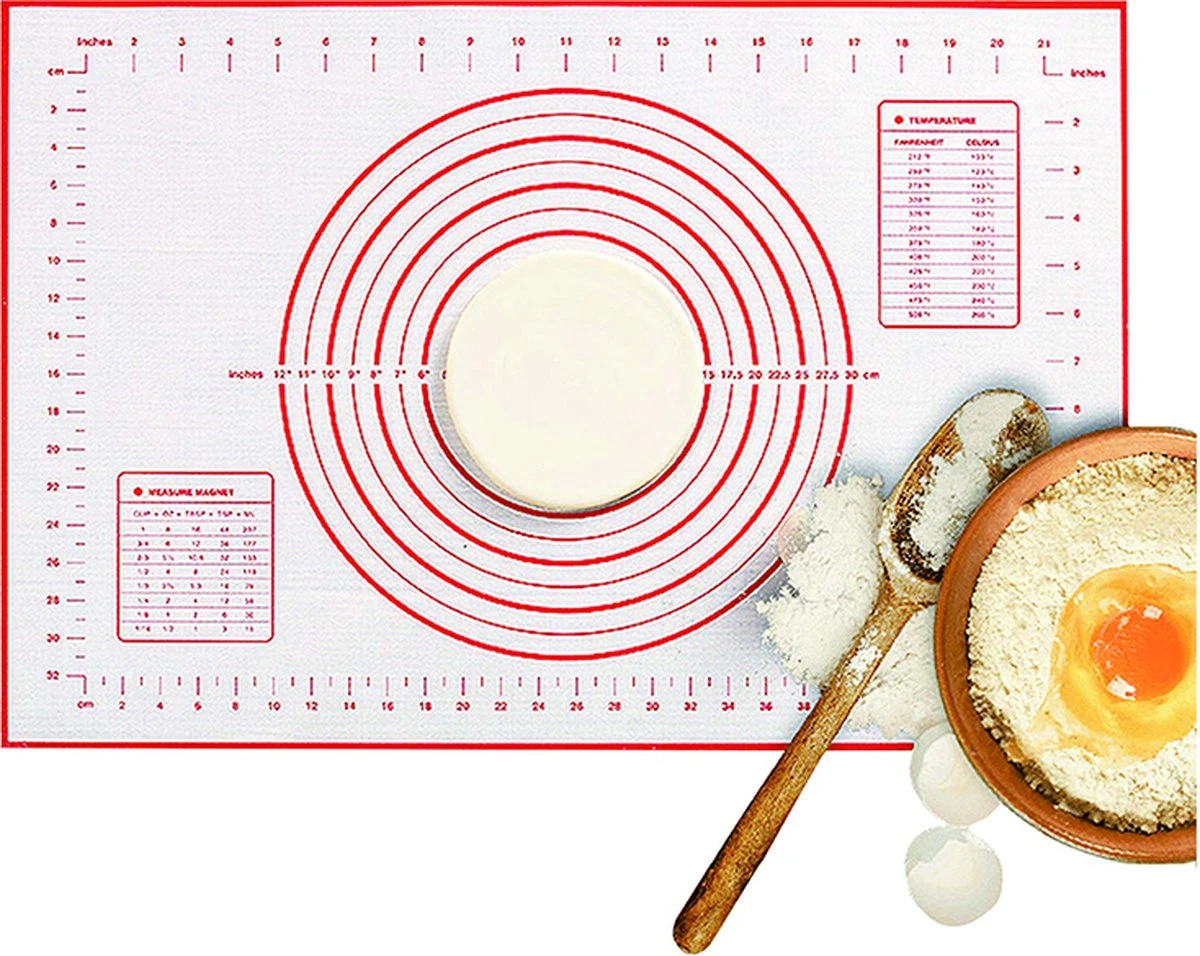 Merkloos Bakmat Anti-Stick - Siliconen - Hittebestendig - 60 X 40 Cm 12 Merkloos Bakmat Anti-Stick - Siliconen - Hittebestendig - 60 X 40 Cm - Afbeelding 12