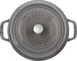Staub Cocotte - Rond - 24 Cm - Grafietgrijs -Merkloos Winkel 1200x958 3