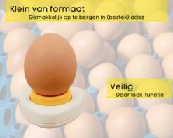 Merkloos Eiprikker - Eierprikker - Ei Prikker - Wit - Universeel -Merkloos Winkel 1200x960 10