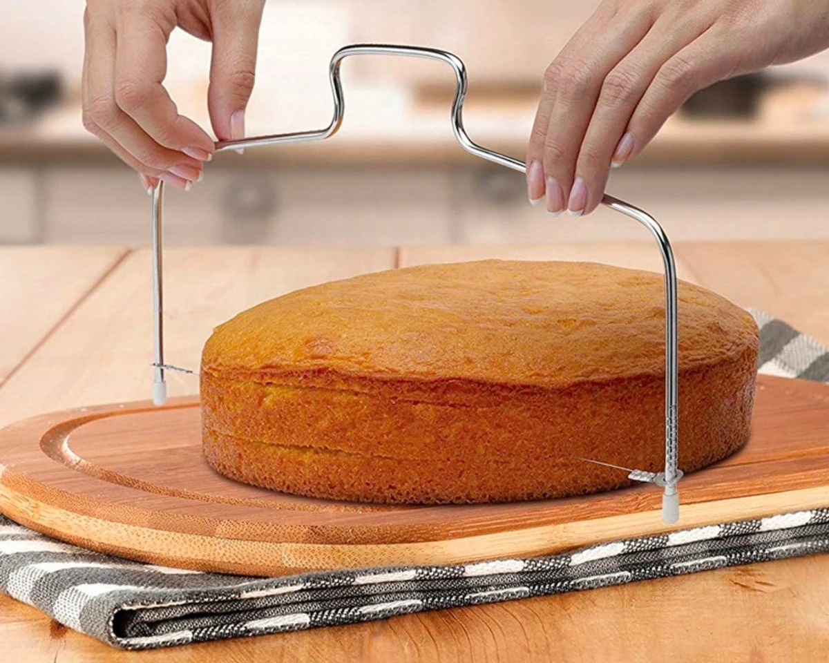 Merkloos Professionele Taartzaag - RVS 3 Merkloos Professionele Taartzaag - RVS - Afbeelding 3