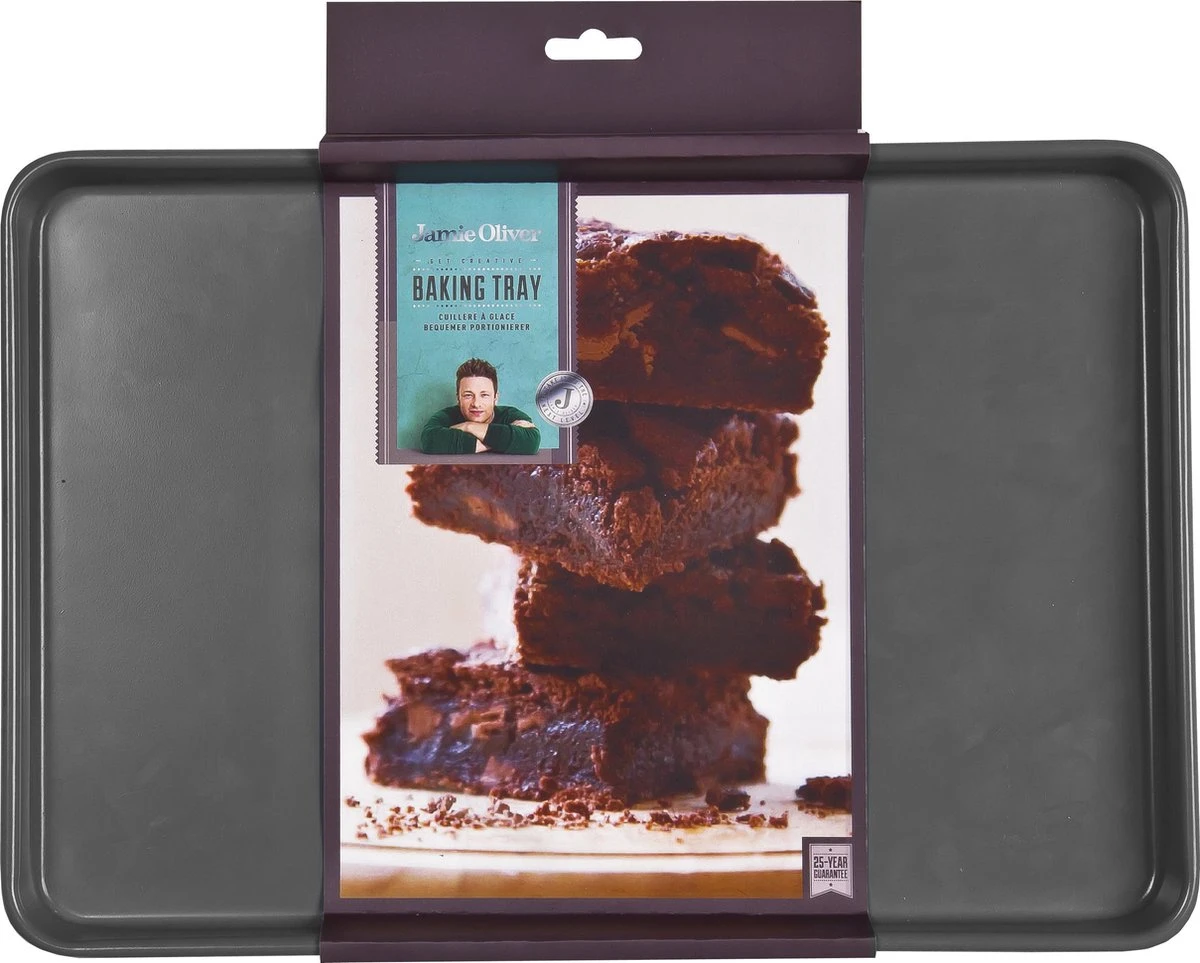 Jamie Oliver Bakvorm/plaat - 39x26,5x2,5cm 2 Jamie Oliver Bakvorm/plaat - 39x26,5x2,5cm - Afbeelding 2