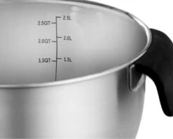 W&Z® Mengkommen Met Deksel - Beslagkom RVS - Siliconen Bodem - 12-delig - Stapelbare Saladekommen - Luchtdichte Deksels - Verstelbare Raspen - Mengkom RVS Met Maataanduiding - Spatel - Garde -Merkloos Winkel 1200x964 27