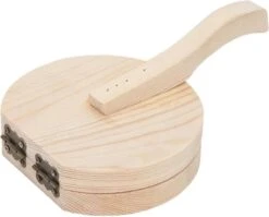 Tortilla Maker – Houten Noedel Pers - Burrito - Taco’s - Wrap - Dumplings - Taartbodem - Deeg - Eten - Hout -Merkloos Winkel 1200x965 12