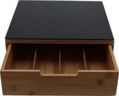 Luxe Capsulehouder Voor Koffiecups - Bamboe - Koffieapparaat Stand Met Lade Voor Koffiecups - Stijlvolle Koffiecupshouder -Merkloos Winkel 1200x966 15